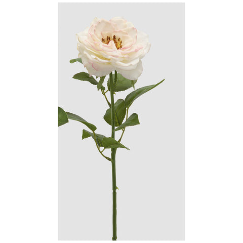 Edg Enzo De Gasperi Branche Rose artificielle avec feuilles H58 cm 2 variantes (1 unité)
