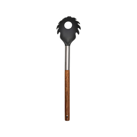 Estia Home Mestolo per pasta in PBT, manico in legno 32x7x6.7 cm