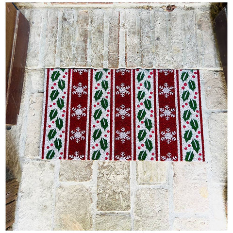 L'Atelier 17 "Xmas Printed" Coconut Christmas Doormat 5 Variants (1pc)