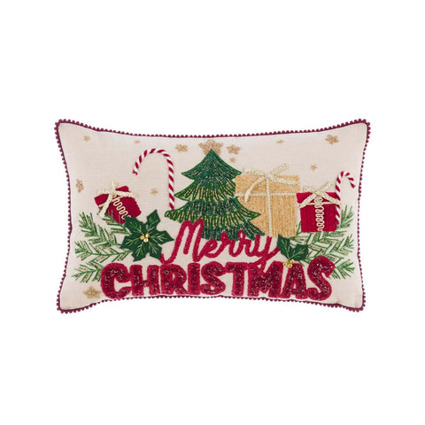 PILLOW WITH APPLIQUÉS