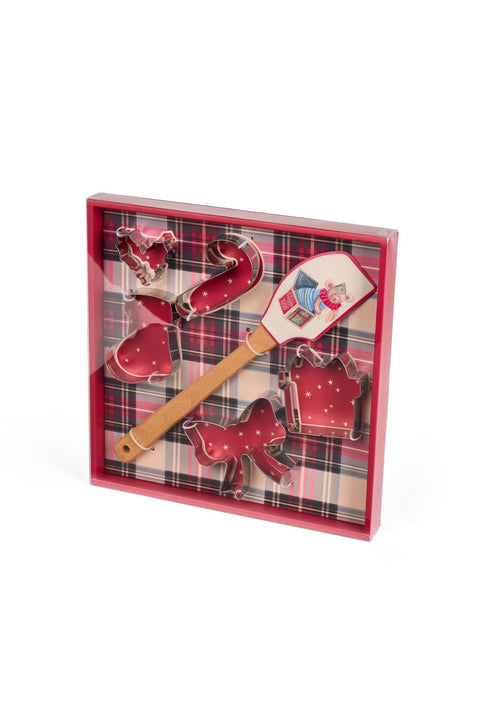 Nuvole di Stoffa Set Spatola + stampini di natale 6pz cucina