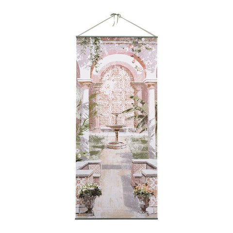 Mathilde M Tela murale decorativa in stile francese "Scalo a Sintra" 90x200 cm