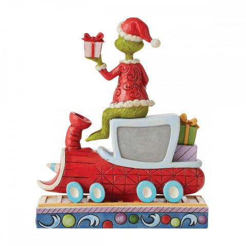 Figurine de Noël Enesco Grinch dans le train "Jim Shore" 17x7,5xH20,5 cm