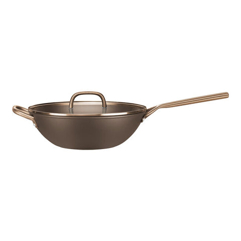 ZWILLING Milano Wok in alluminio + coperchio in vetro 30 cm