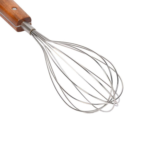 Estia Home Fouet de cuisine en acier inoxydable et bois "Allure" 30 cm