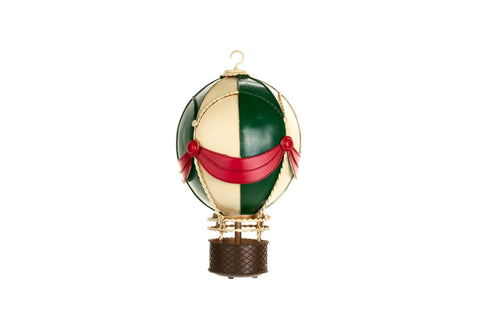 Nuvole di Stoffa Mongolfiera decoro natalizio da appendere metallo 17x17xH30 cm