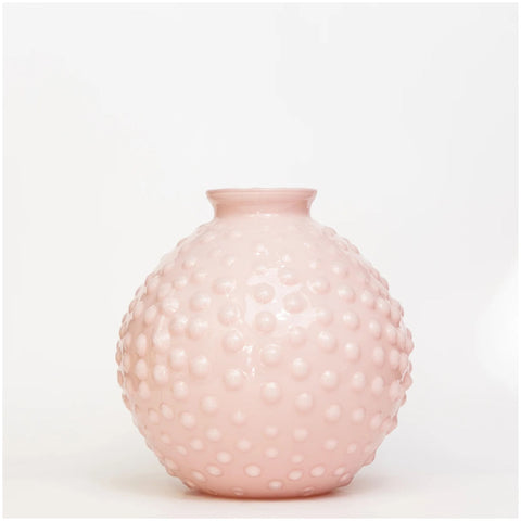 TOMCH London Vaso "Clair Microbolle" artigianale in vetro soffiato H21 cm 11 varianti(1 unità) - Angelica Home Stabia