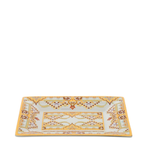 Hervit Assiette décorative, vide-poche en porcelaine "Thay" 20x16 cm