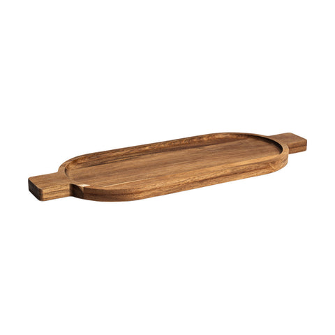 Estia Home Vassoio da portata ovale in legno "Allure" 49x18x2 cm