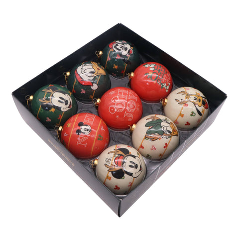 Christmas Inspirations Set 9 Sfere di Natale Disney D6.5 cm