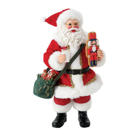 Department 56 Possible Dreams Babbo Natale "Nutcracker Sweet" 15.5x14xH28 cm