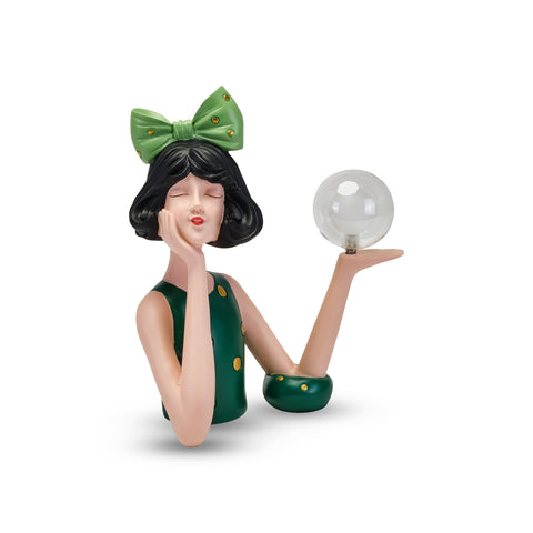 Henriette Lampada da tavolo in resina "Majorette" 28xH31 cm - Angelica Home Stabia