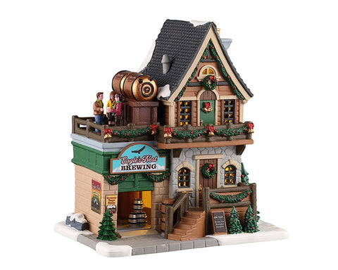 LEMAX Edificio con luci led "Eagle's Nest Brewing" H19.2x18.3x13.2 cm