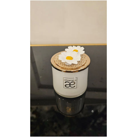 Chiaraela Scatola mignon Margherite "Giardino" D6xH7.5 cm