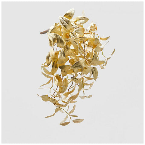 EDG Christmas olive branch in beautiful metallic gold H58 cm
