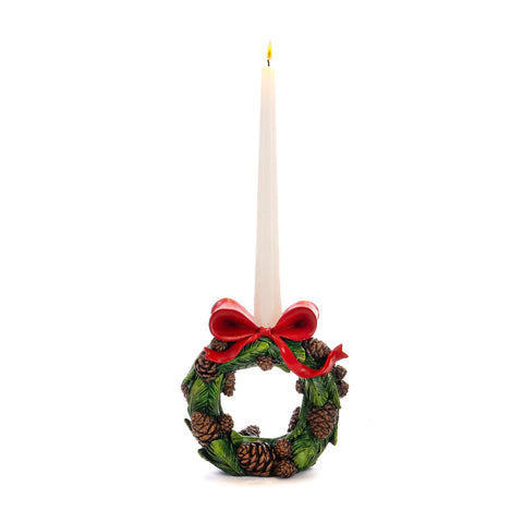 GOODWILL Portacandele di Natale con ghirlanda 14,5 cm 2 varianti (1 unità)
