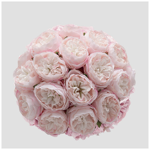 EDG - Enzo De Gasperi Sfera decorativa Rose(31) artificiali D25 cm