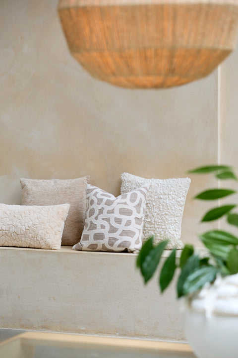 Light & Living Cuscino arredo rettangolare beige "Morella" 60x30 cm