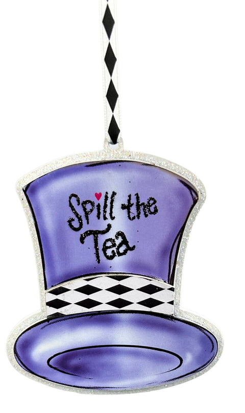 Christmas Inspirations Alice in Wonderland Hat Decoration 2 variants (1 unit)