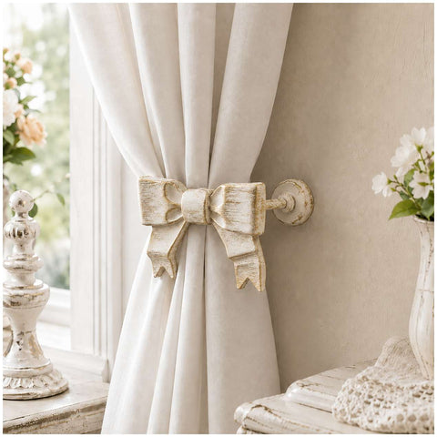 L'Atelier 17 Fermatenda da muro Shabby Chic 10 cm 4 varianti(1 unità)