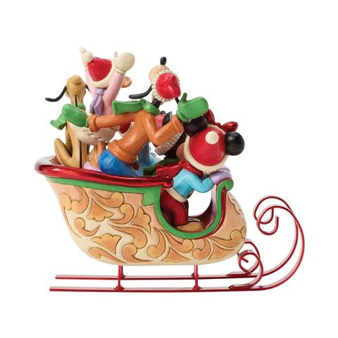 Enesco Mickey Mouse and Friends Christmas Figurine, Jim Shore 20x16xH20 cm