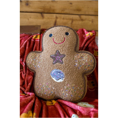 L'Atelier 17 Cuscino di natale Pan di zenzero "Gingerbread" H45 cm 3 varianti(1 unità)