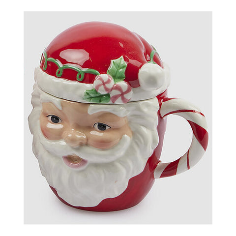 Mug Père Noël ou Mère Noël EDG Enzo De Gasperi D11xH14 cm 2 variantes (1 unité)