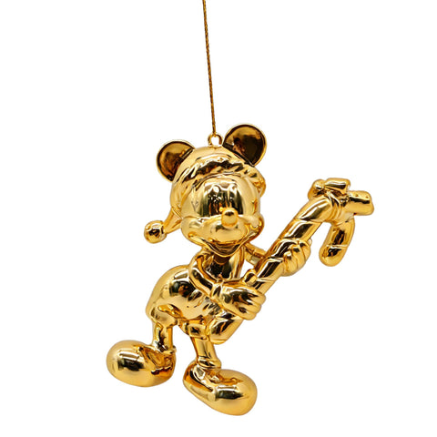 Christmas Inspirations Topolino bastoncino di zucchero dorato, Decoro per Albero di Natale 5x4xH9 cm