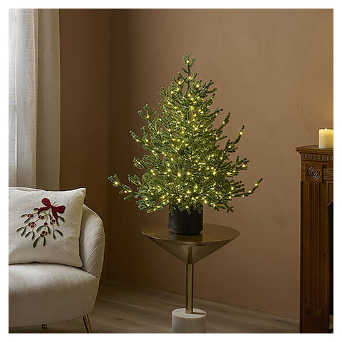 EDG Albero di natale pino Lucciole con 400 luci led D75 - H90 cm