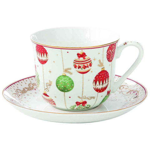 Tasse de Noël Easy Life pour le petit déjeuner "Réveillon de Noël" 370 ml