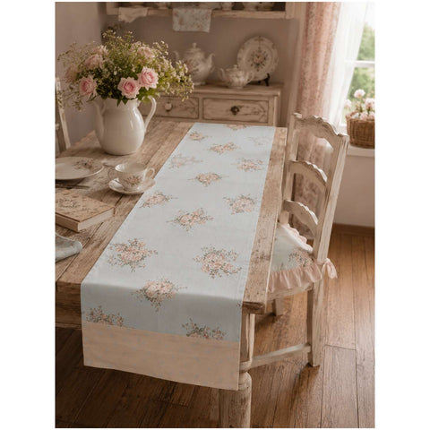 L'Atelier 17 Set 2 Runner da tavolo in cotone "Charlotte" 50x150 cm 2 varianti(1 unità)