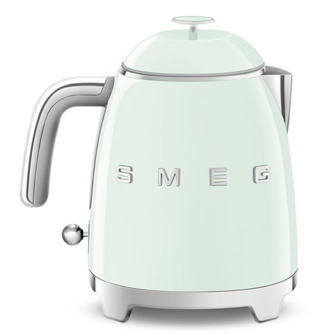 SMEG Smeg Mini Kettle in pastel green stainless steel, 50s 200x200x152mm