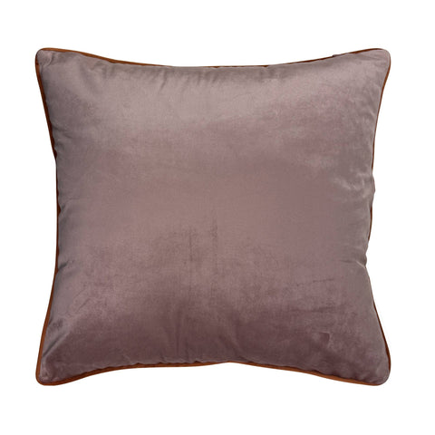 Blanc Mariclò Cuscino arredo effetto velluto rosa "Velluto soffice" 2 varianti(1 unità)