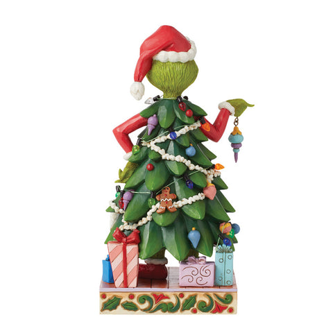 Enesco Grinch travestito da albero "Jim Shore" 5x5.7.xH12.7 cm