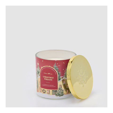 EDG Candela di natale profumata 25h Ø10 H10 cm 2 varianti(1 unità)