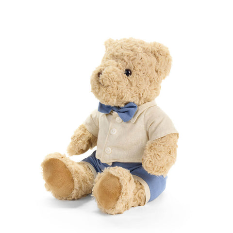 Cloth Clouds Plush Bear with Dress and Bow "Sweer Bear" 25 cm