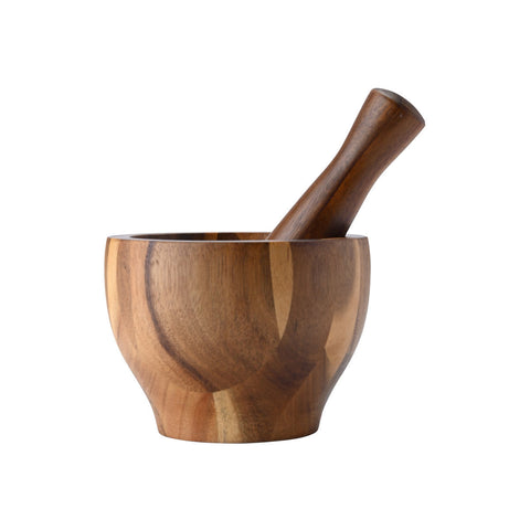 Estia Home Mortaio con pestello in legno di acacia "Allure" D14xH10 cm