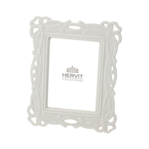 Hervit Cornice in porcellana traforata "Lily" 21x26 cm