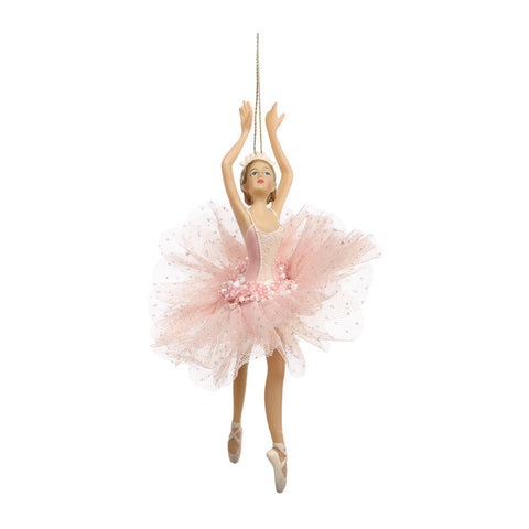 GOODWILL Ballerina pink dress, tree decoration H17 cm 3 variants (1pc)