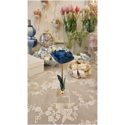 Chiaraela Pianta Peonia su cubo "Giardino" 5x5xH18 cm 5 varianti(1 unità)