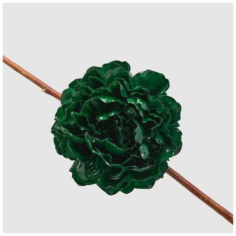 EDG - Enzo De Gasperi Decoro natalizio con clip Peonia lucida D17 cm 3varianti (1unità)