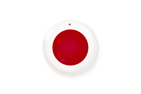 Lot de 2 assiettes de Noël « Conte de Noël » en tissu Nuages ​​D18,9 x 2 cm