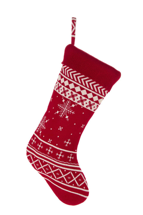 Chaussette de l'Épiphanie en tissu « Conte de Noël » 25 x 48 cm, 3 variantes (1 unité)