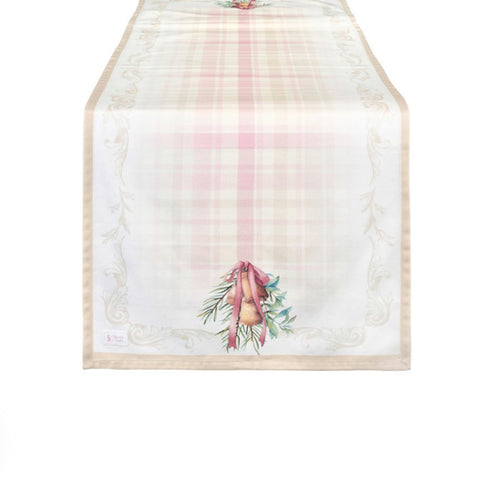 Cloth Clouds Christmas Cotton Runner "Darling" 150x50 cm