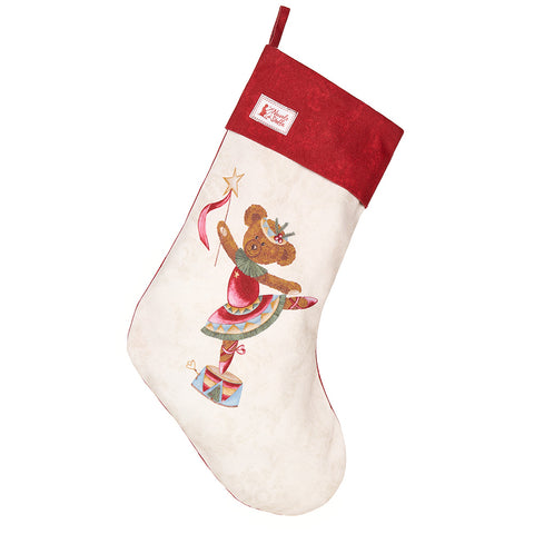 Chaussette d'Epiphanie Nuages ​​de Tissu "Bear Wonderland" 40x20 cm 4 variantes (1pc)