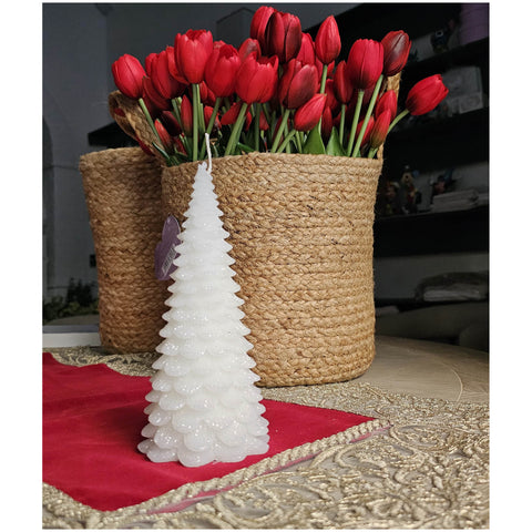 Bougie de Noël Cereria Parma Slim, taille moyenne, D9 x H20 cm, 3 variantes (1 unité)