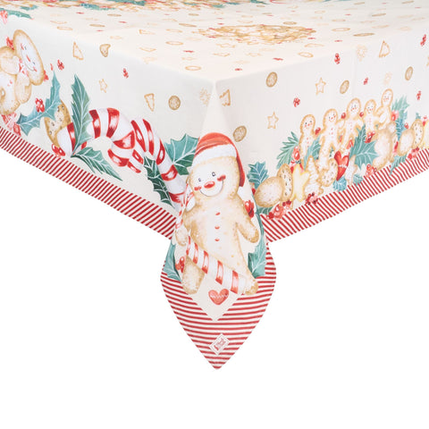 Nuvole di Stoffa Nappe de Noël DELICIOUS CHRISTMAS 140x180 cm