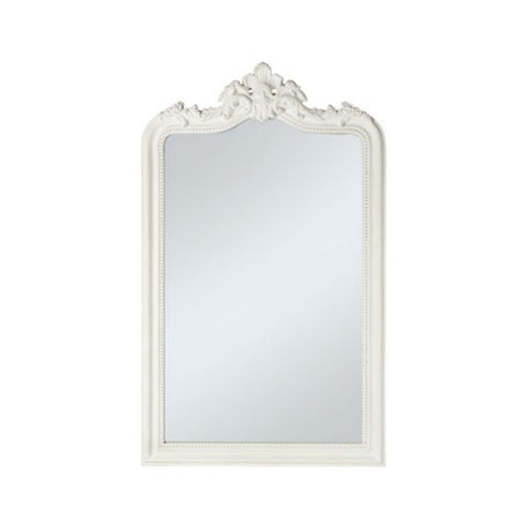 L'Arte di Nacchi Specchiera da parete in legno mdf bianco 80x9xH130 cm