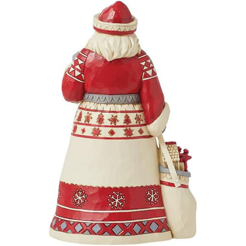 Enesco Babbo natale nordico in resina "Jim Shore" 12x14xh22 cm