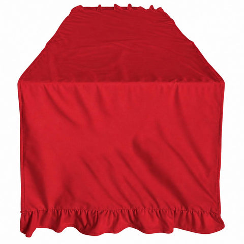 Clodette Runner di natale in velluto con rouches "Timeless" 140x47 cm 3 varianti(1 unità)